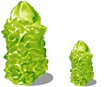 Crystal A green
