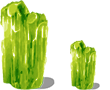 Crystal big and small
